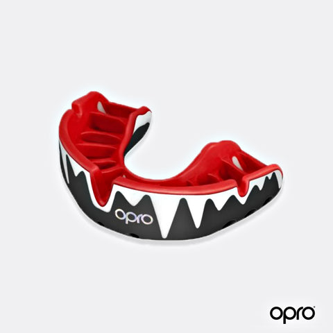 Opro PLATINUM MOUTHGUARD teeth red black