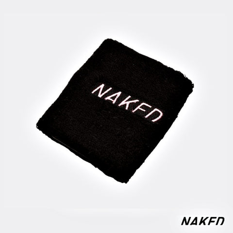 Naked hockey sweatband black pink