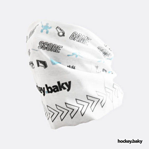 Lifestyle-Hockey-Bandana – kühles Weiß 