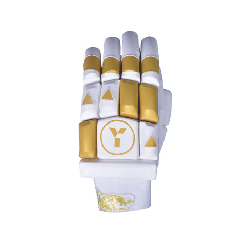 Y1 HOCKEY Deluxe hockey Indoor Glove - gold white