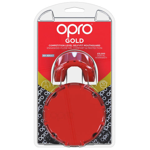 OPRO Mouthguard - Gold level Red