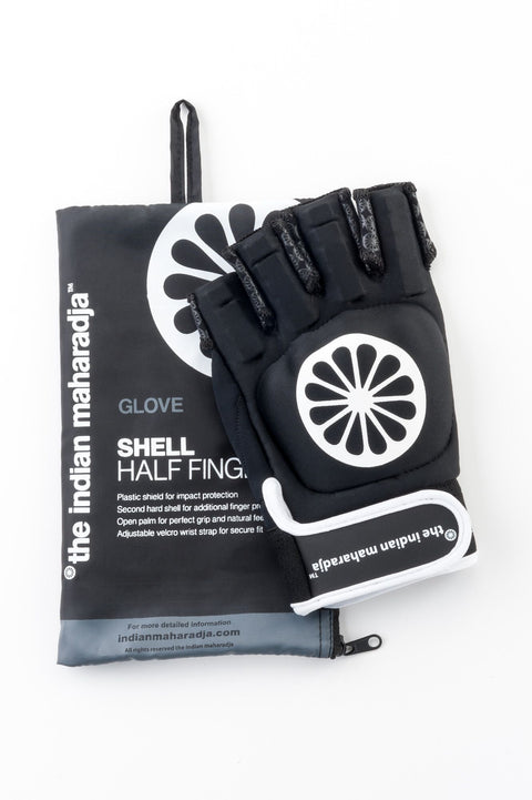 THE INDIAN MAHARADJA field hockey Glove Shell Half Finger - Black