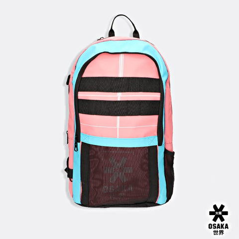 Osaka Ffield hockey backpack Pro Tour Large Backpack - Aqua Pink Mix