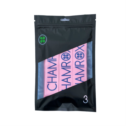 Chamrox elite pink 3 pack field hockey grip