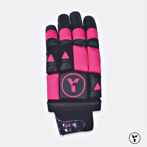 Y1 HOCKEY Deluxe hockey Indoor Glove - Pink