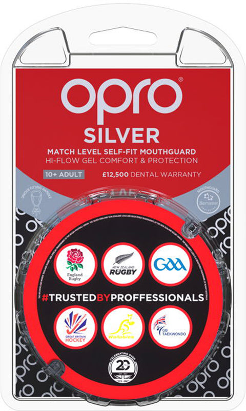 OPRO Mouthguard - Silver level White