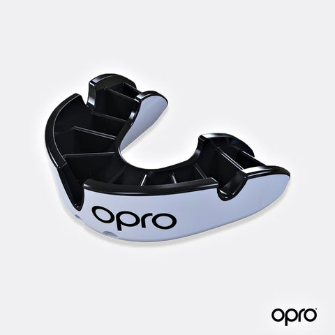 OPRO Mouthguard - Silver level White