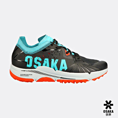 Osaka IDO Mk1 Shoes - Analogue Black/Aqua Blue